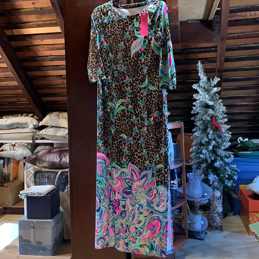 Lilly Pulitzer Seralina maxi dress Chilly Lilly - Picture 2 of 3